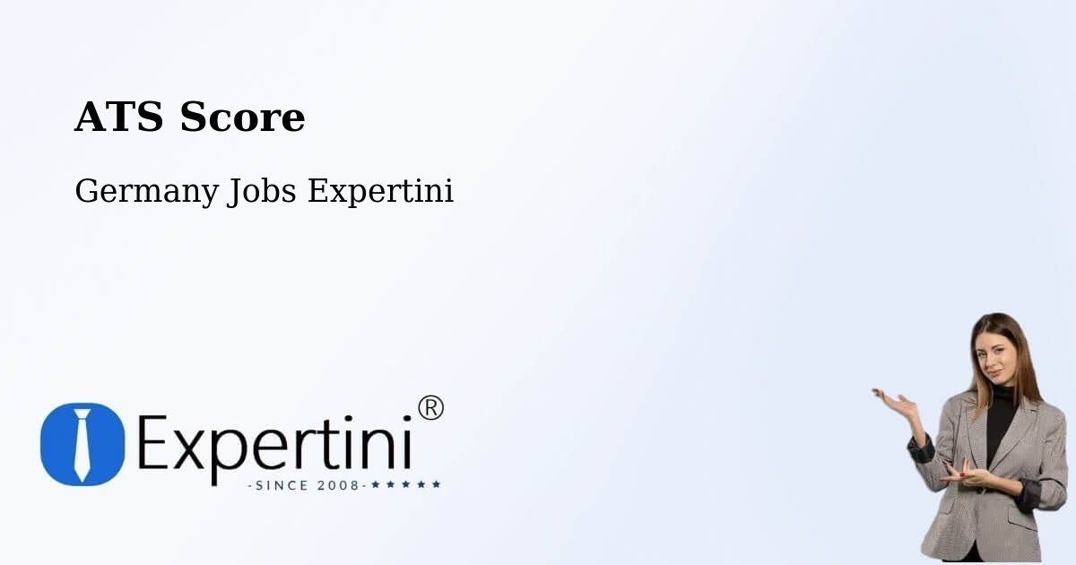 Resume ATS Score & Job Description Match Tool – Beimerstetten - Germany Jobs Expertini